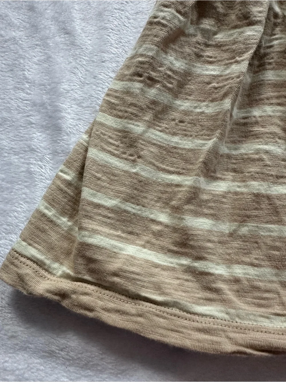 Baby Gap Striped Sleeveless Tank Dress New Sand Beige Toddler Girls Size 2T